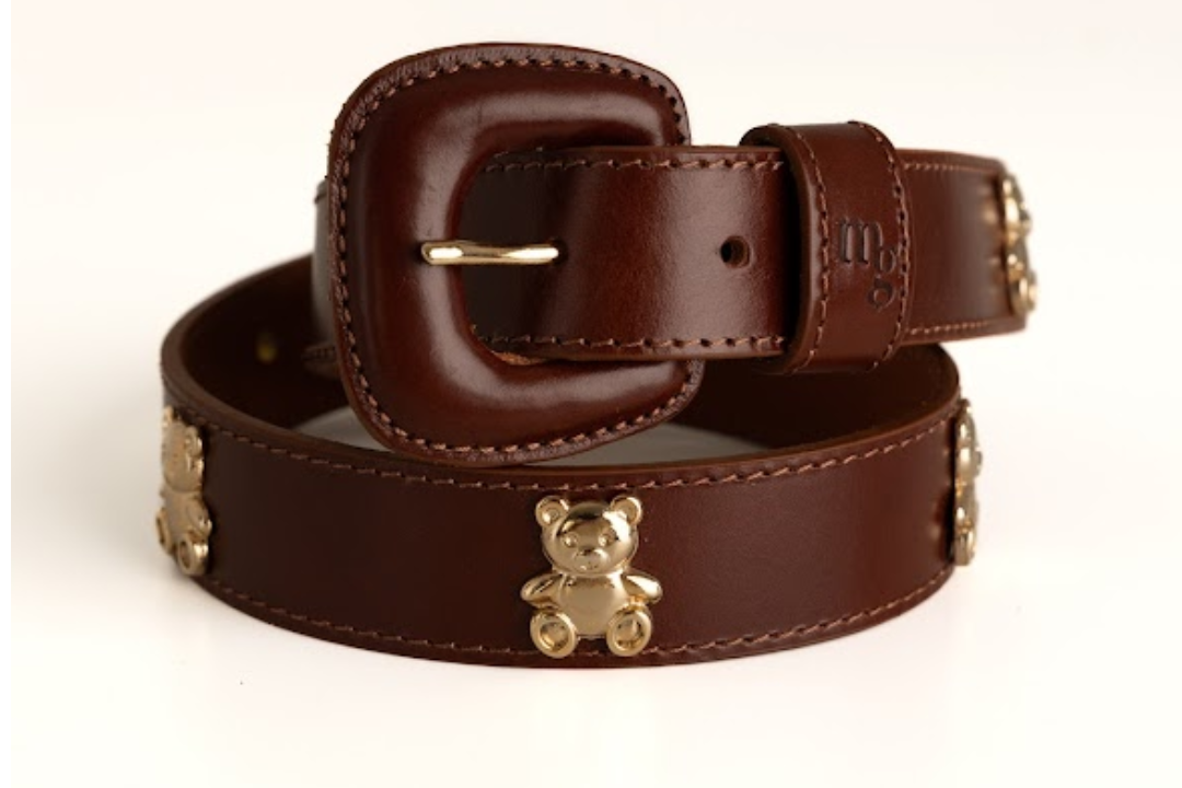 Teddy Belt – Leather-Covered Buckle – MOMS GOODS