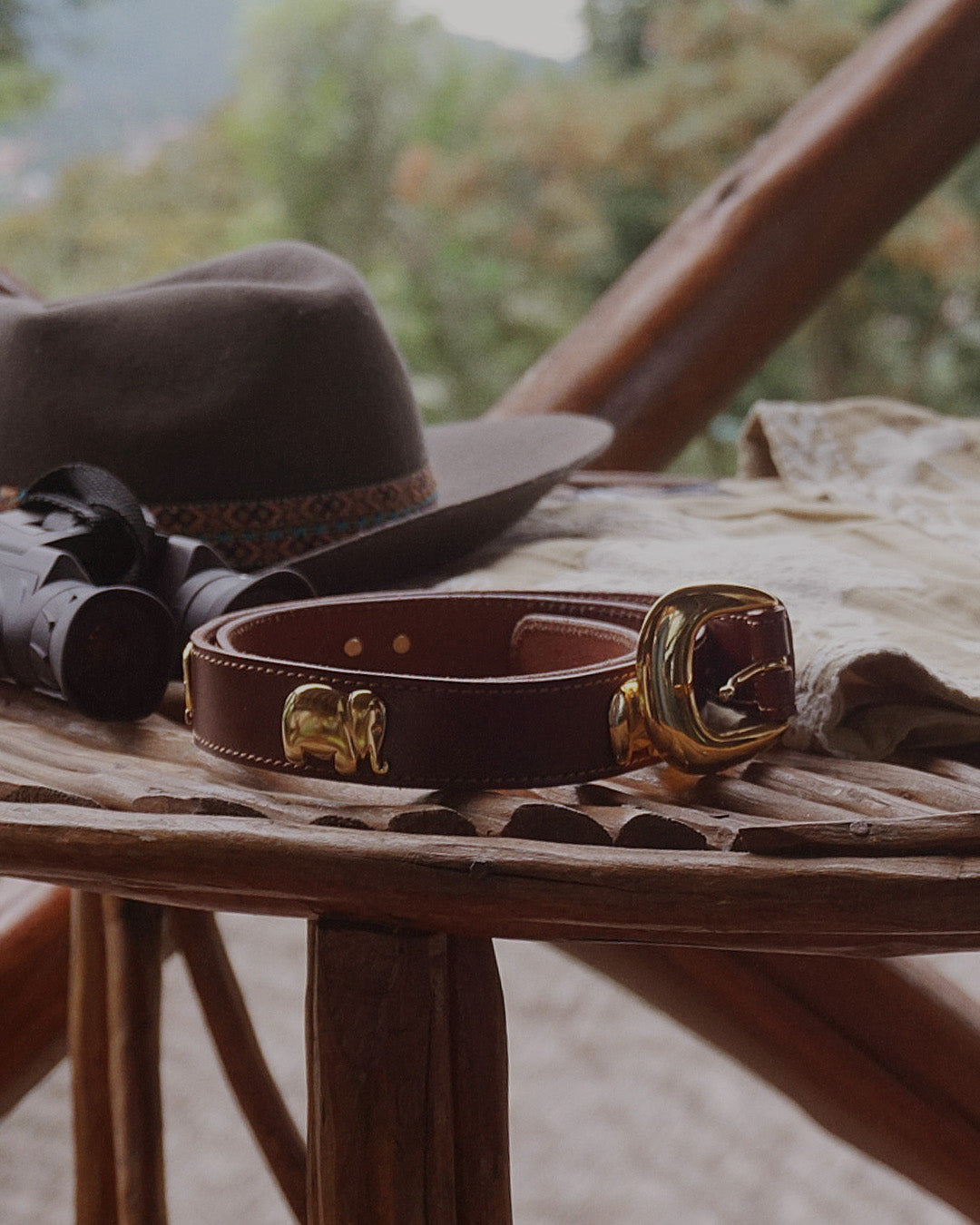 Safari Belt – Gold-Plated Buckle (Limited Edition)