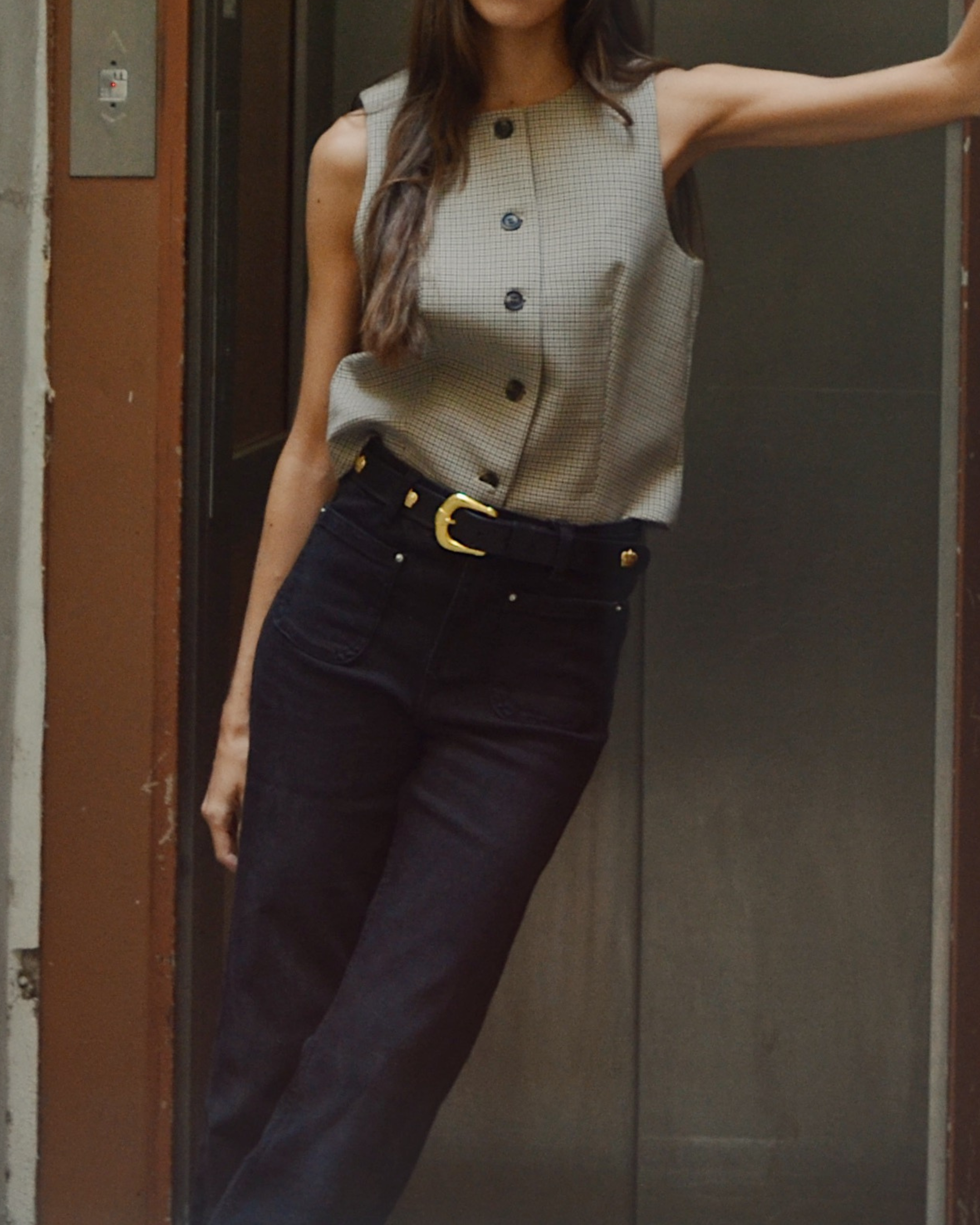 Corona Belt – Gold-Plated Buckle