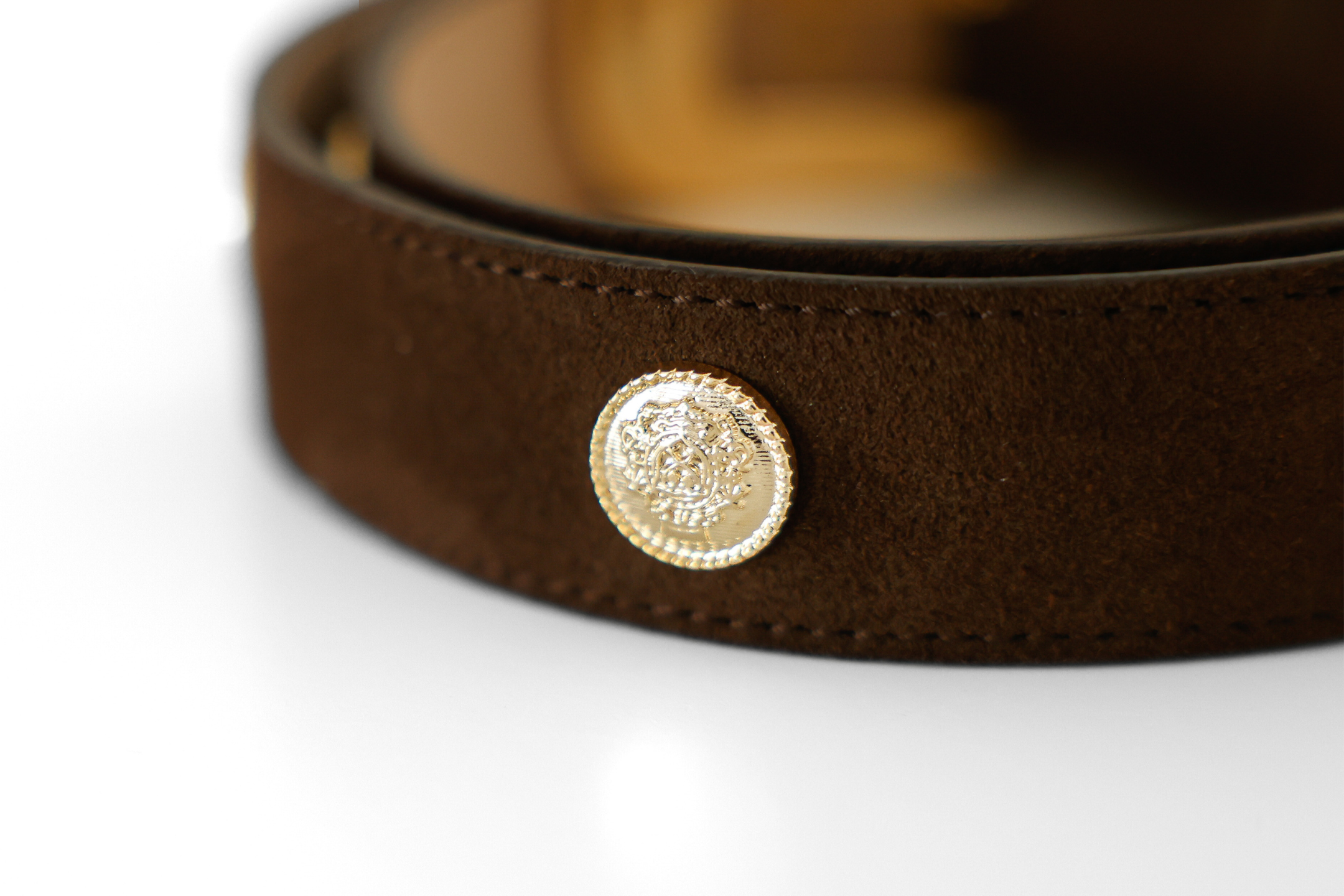 Savile Row Belt – Gold-Plated Buckle